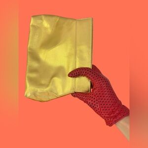 Vintage 80s Philip Joseph Italy Metallic Gold Wristlet Satchel Bag